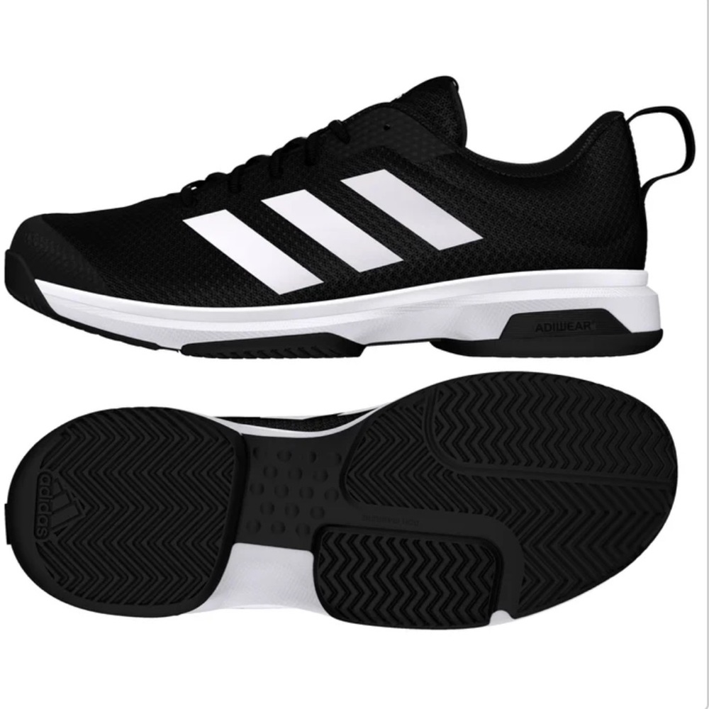 Adidas Adiwear Men’s Athletic Shoe Black and White Athletic Shoes 9.5 - Picture 3 of 3